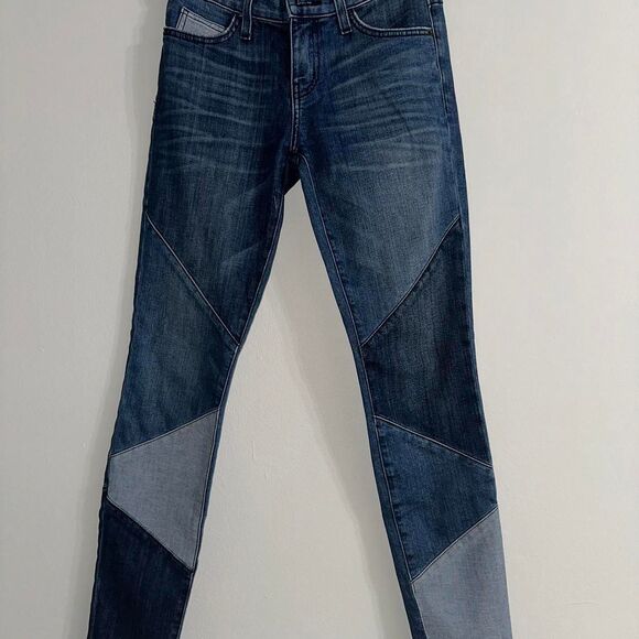 Current-elliott Women's Blue and Navy Jeans - Picture 1 of 4